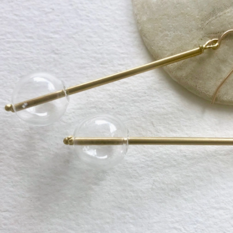 Glass Bubble Earrings