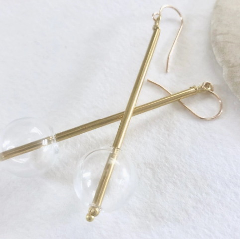 Glass Bubble Earrings