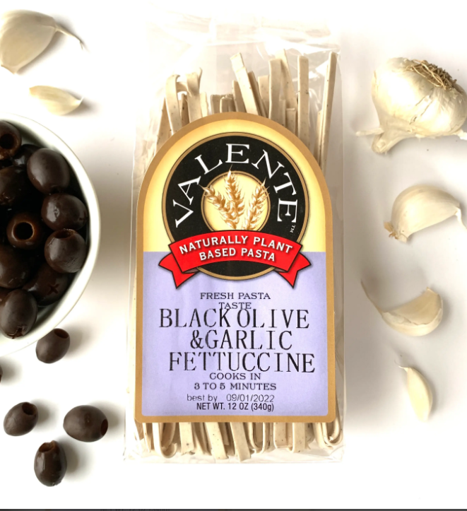 Valente's Black Olive & Garlic Fettuccine