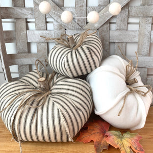 3 pc. Farmhouse Pumpkin Set