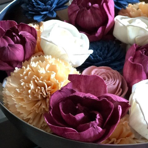 Hopeless Romantic Dyed Sola Wood Flowers