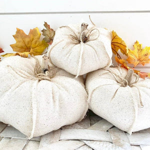 3pc. Natural pumpkin set